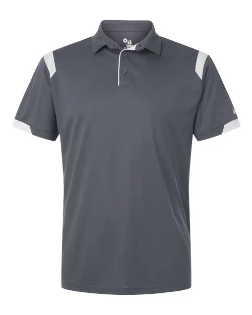 Badger-3350-Men's On the Rise Polo - Image 3
