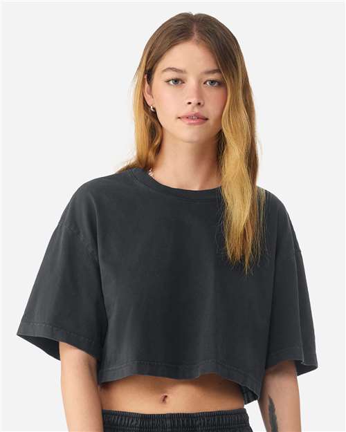 BELLA + CANVAS-6882GD-Women's Garment-Dyed Cropped Tee - Image 9