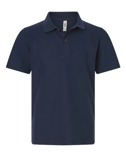 CORE365-CE106Y-Youth Resolve CVC Performance Pique Polo - Image 4