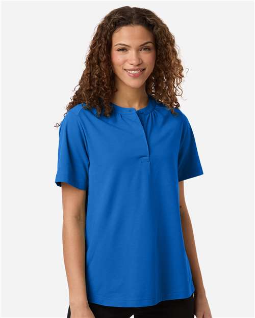 Devon & Jones-DG102W-Women's Seaton Pebble Textured Polo - Image 14