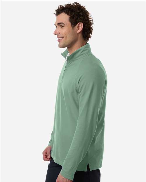 Devon & Jones-DG402-Men's Seaton Pebble Textured Quarter-Zip Pullover - Image 7