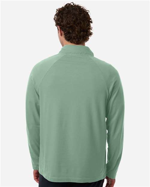 Devon & Jones-DG402-Men's Seaton Pebble Textured Quarter-Zip Pullover - Image 8
