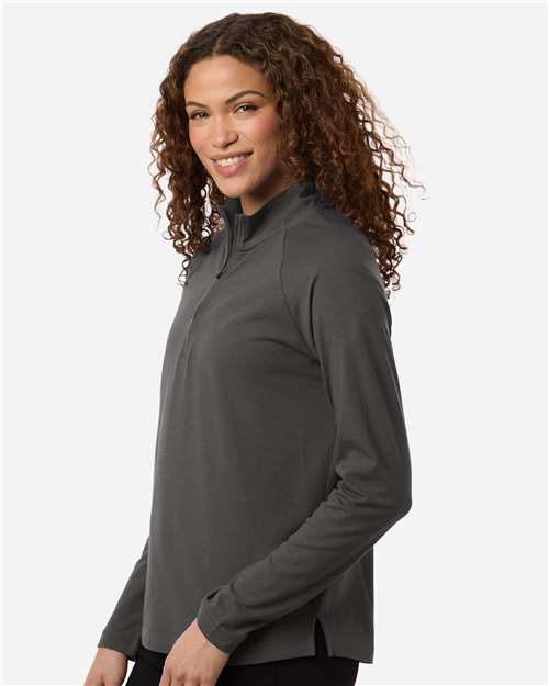 Devon & Jones-DG402W-Women's Seaton Pebble Textured Quarter-Zip Pullover - Image 14