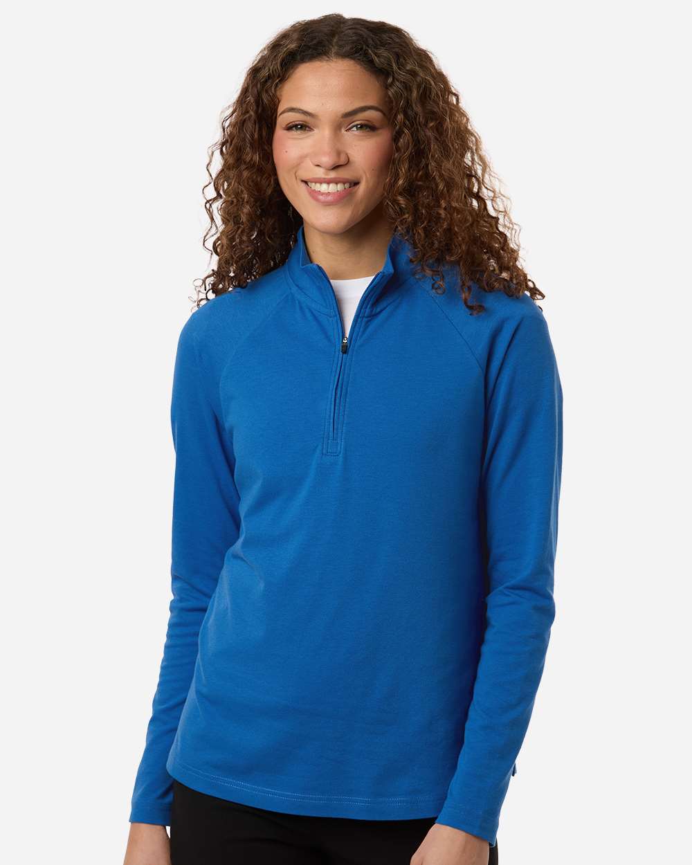 Devon & Jones-DG402W-Women's Seaton Pebble Textured Quarter-Zip Pullover - Image 23