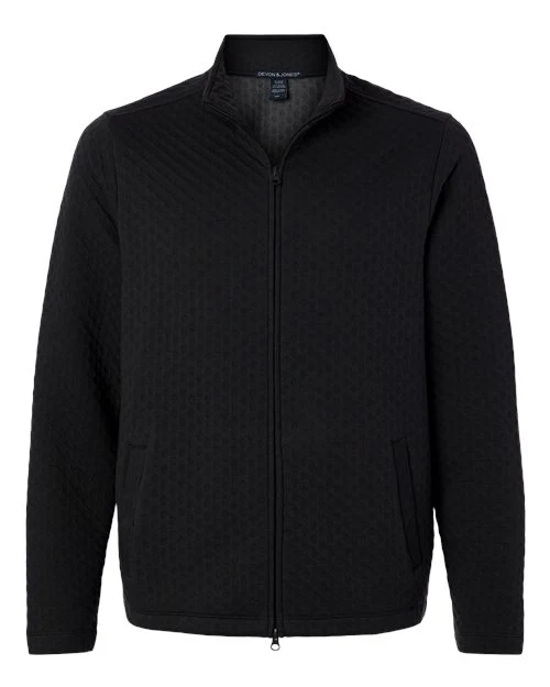 Devon & Jones-DG740-Men's Berkley Textured Full-Zip Jacket - Image 2