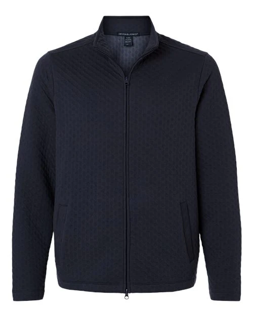 Devon & Jones-DG740-Men's Berkley Textured Full-Zip Jacket - Image 4