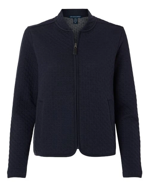 Devon & Jones-DG740W-Women's Berkeley Textured Full-Zip Jacket - Image 4