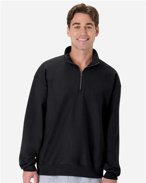 Hanes-OG900-Men's Beefy® Sweats Premium Heavyweight Quarter-Zip Sweatshirt - Image 11