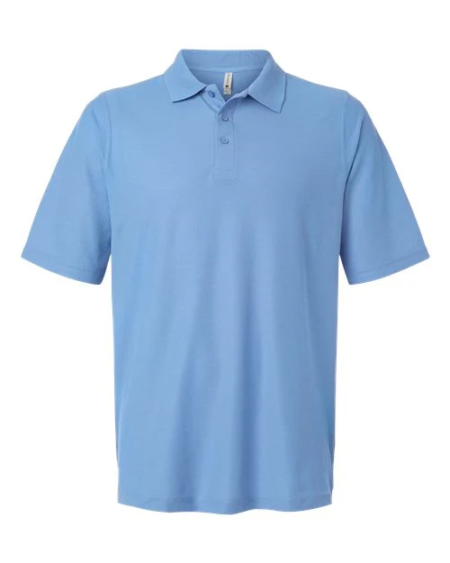 Harriton-M105-Men's Maverick CVC Pique Polo - Image 7