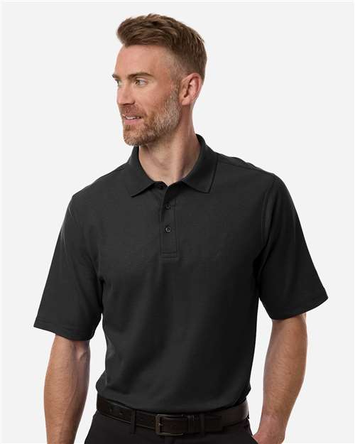 Harriton-M105T-Men's Tall Maverick CVC Pique Polo - Image 8