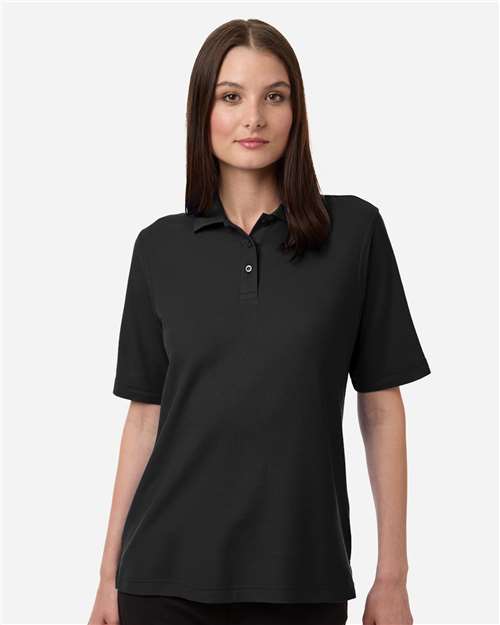 Harriton-M105W-Women's Maverick CVC Pique Polo - Image 14