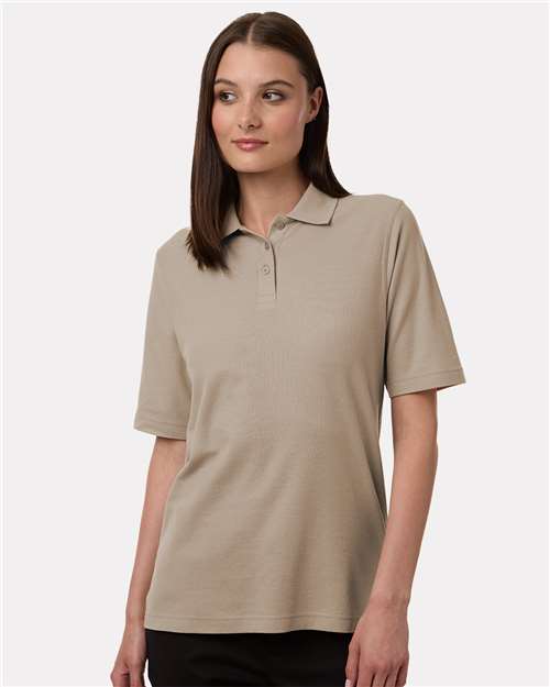 Harriton-M105W-Women's Maverick CVC Pique Polo - Image 26