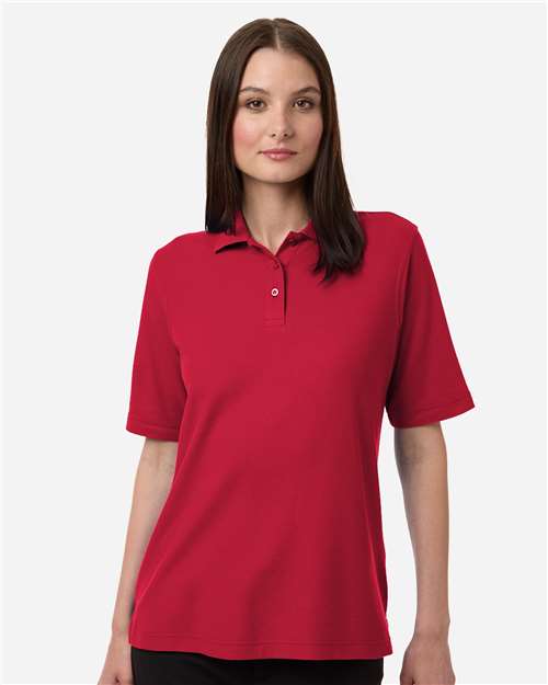 Harriton-M105W-Women's Maverick CVC Pique Polo - Image 32