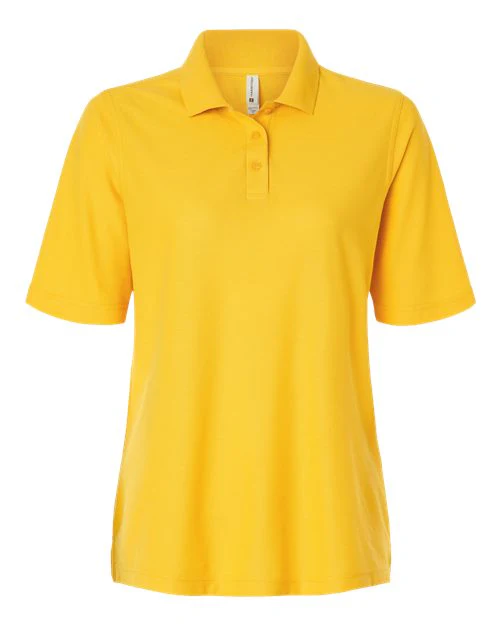 Harriton-M105W-Women's Maverick CVC Pique Polo - Image 9