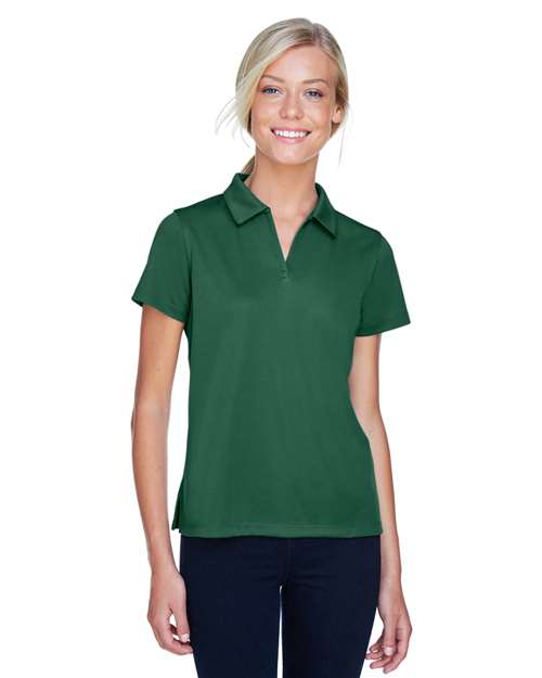 Harriton-M353W-Women's Double Mesh Polo - Image 4
