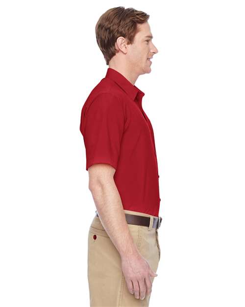 Harriton-M610S-Men's Paradise Short Sleeve Performance Shirt - Image 8