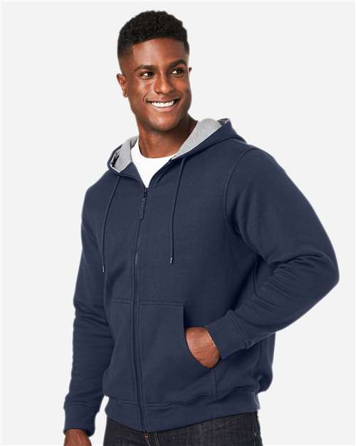 Harriton-M711T-Unisex Tall ClimaBloc™ Lined Heavyweight Hooded Sweatshirt - Image 13