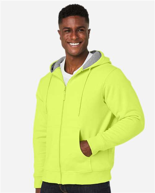 Harriton-M711T-Unisex Tall ClimaBloc™ Lined Heavyweight Hooded Sweatshirt - Image 16