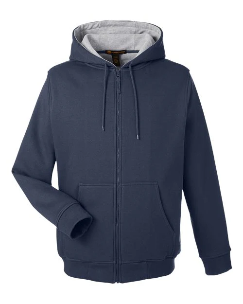 Harriton-M711T-Unisex Tall ClimaBloc™ Lined Heavyweight Hooded Sweatshirt - Image 4