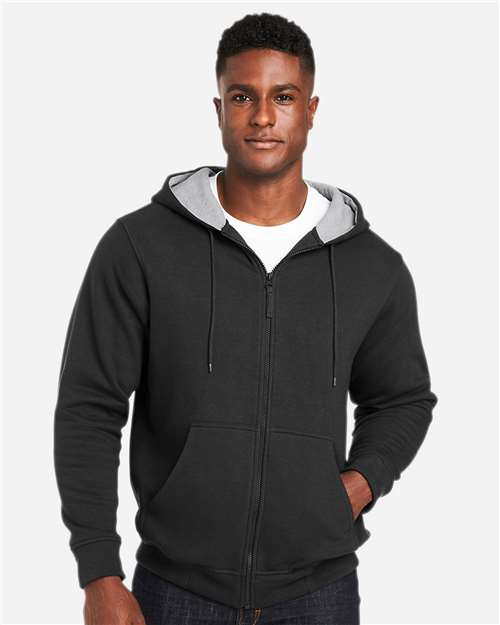 Harriton-M711T-Unisex Tall ClimaBloc™ Lined Heavyweight Hooded Sweatshirt - Image 6