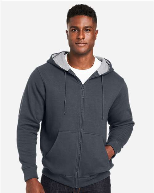Harriton-M711T-Unisex Tall ClimaBloc™ Lined Heavyweight Hooded Sweatshirt - Image 9