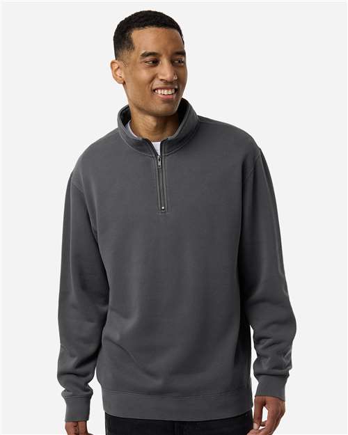 Independent Trading Co.-PRM4600QZ-Unisex Pigment-Dyed Quarter-Zip Pullover - Image 10