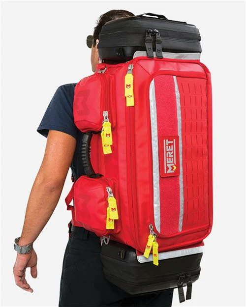 MERET-M8101F-OMNI™ PRO X Red Convertible Backpack Bag