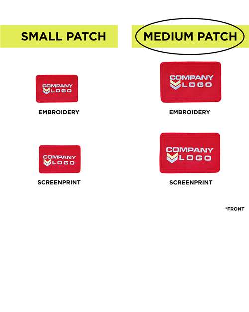 MERET-MPF10-Medium Blank Red Patch - Qty 10 - Image 4