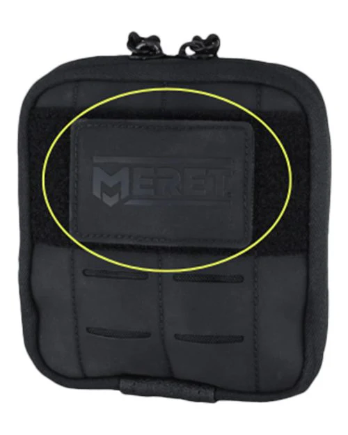 MERET-SPBK10-Small Blank Black Patch - Qty 10 - Image 2