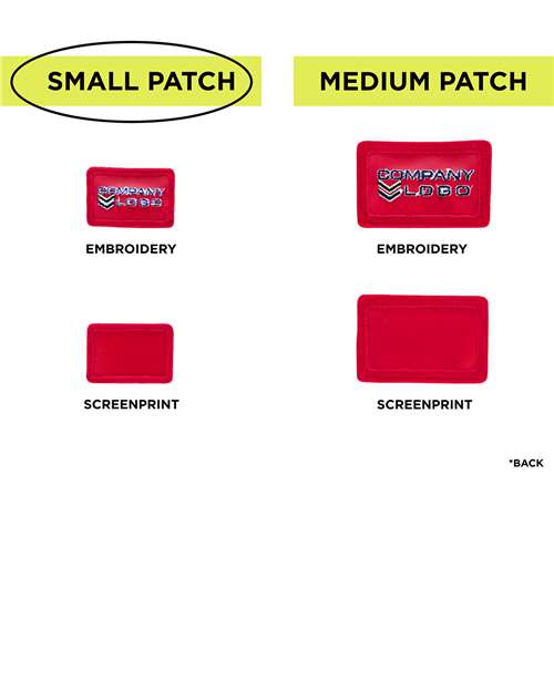 MERET-SPF10-Small Blank Red Patch - Qty 10 - Image 5