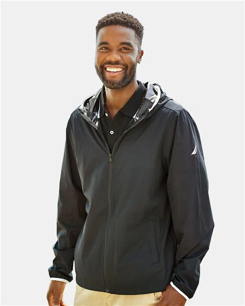 Nautica-N17926-Men's Stillwater Hooded Windbreaker