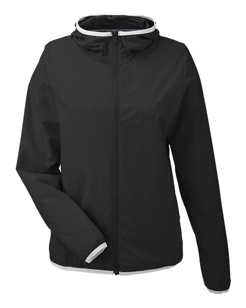 Nautica-N17927-Women's Stillwater Hooded Windbreaker - Image 2