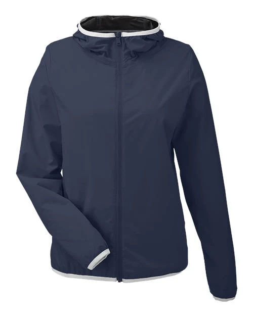 Nautica-N17927-Women's Stillwater Hooded Windbreaker - Image 3