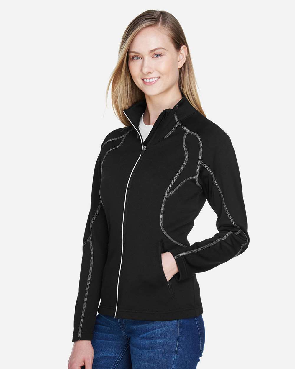 North End-78174-Women's Gravity Performance Fleece Jacket - Image 5