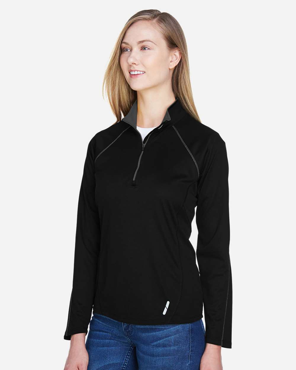 North End-78187-Women's Radar Quarter-Zip Pullover Performance Top - Image 5
