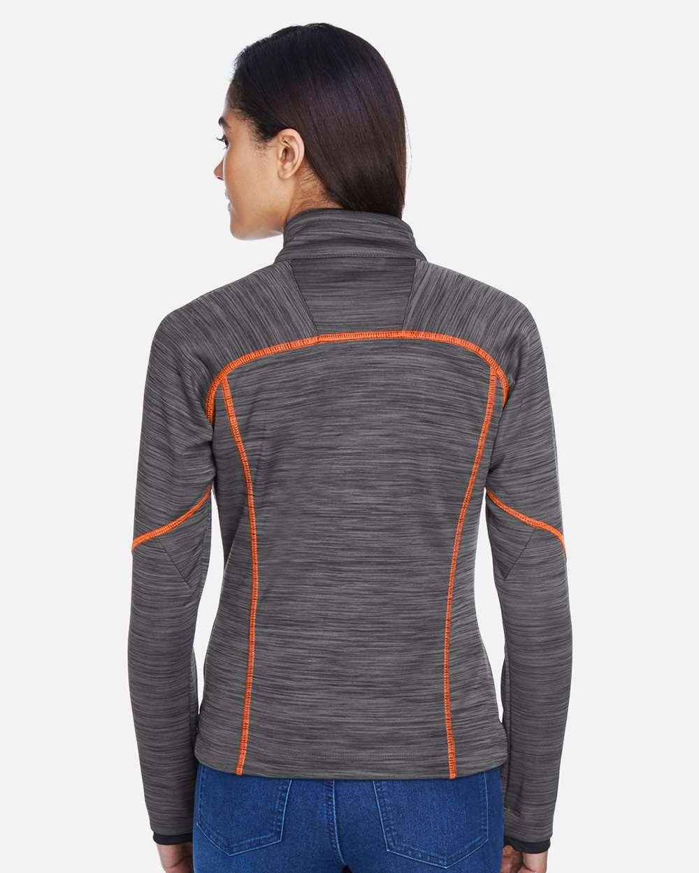 North End-78697-Women's Flux Mélange Bonded Fleece Jacket - Image 21