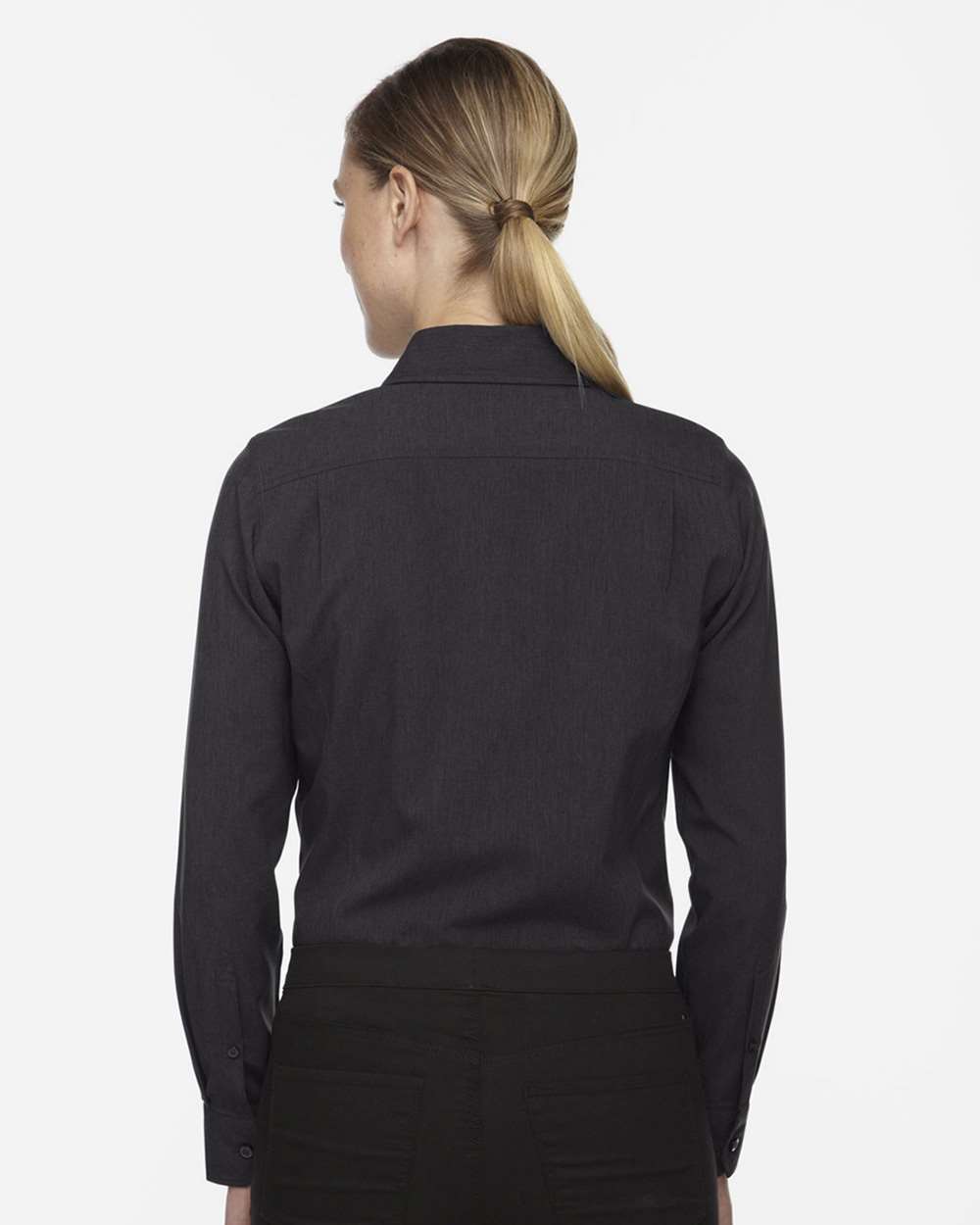 North End-78802-Women's Melange Performance Shirt - Image 4