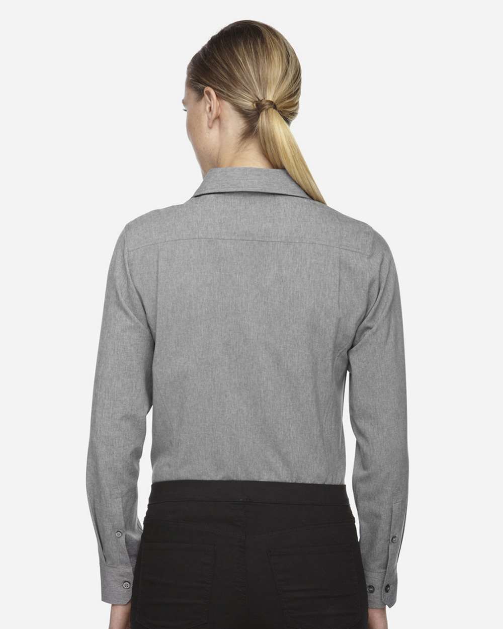 North End-78802-Women's Melange Performance Shirt - Image 7