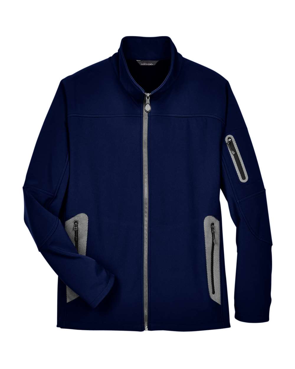 North End-88138-Men's Three Layer Fleece Bonded Shell Technical Jacket - Image 7