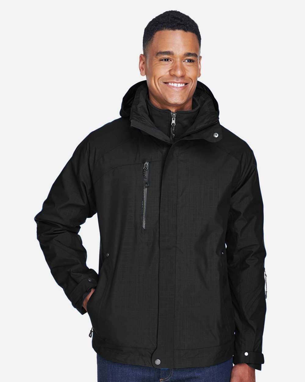 North End-88178-Men's Caprice 3-in-1 Jacket with Soft Shell Liner - Image 4