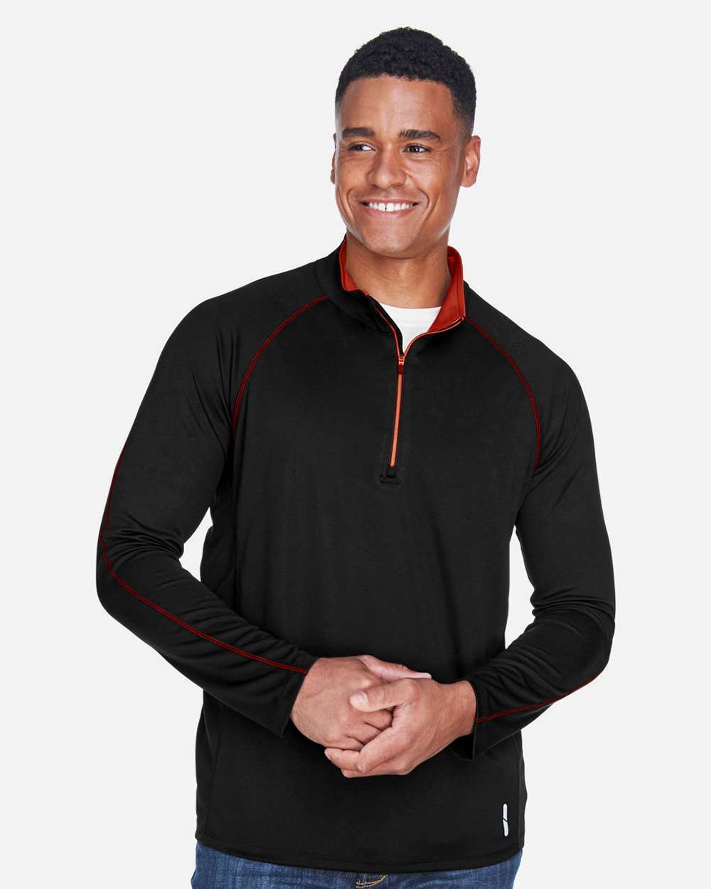 North End-88187-Men's Radar Performance Quarter-Zip Pullover - Image 9