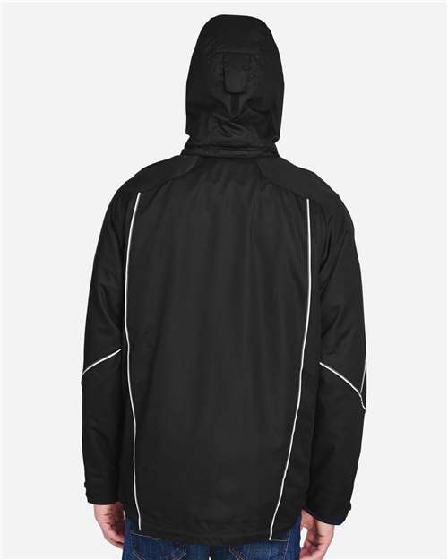 North End-88196-Men's Angle 3-In-1 Jacket with Bonded Fleece Liner - Image 16