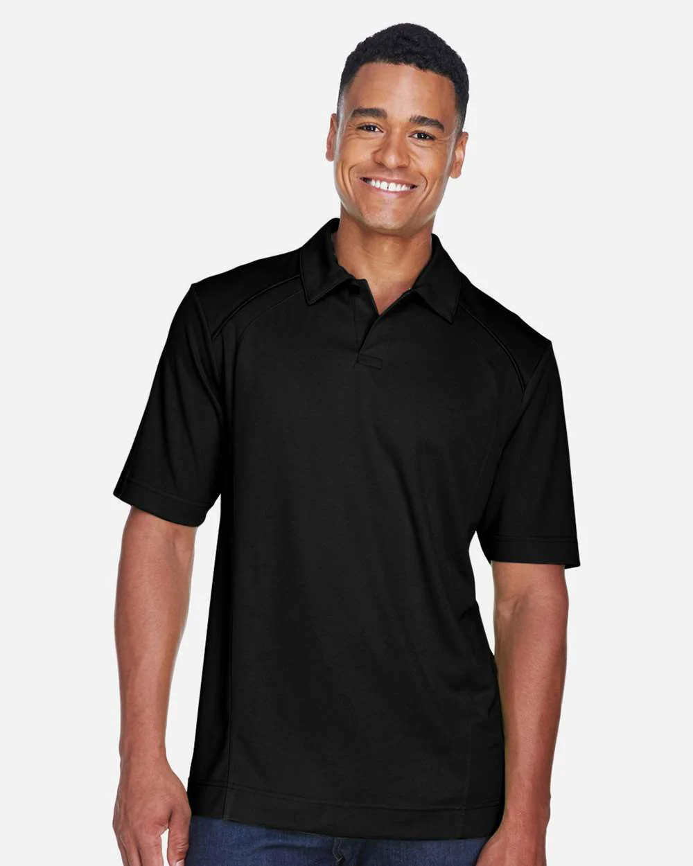 North End-88632-Men's Recycled Polyester Performance Pique Polo - Image 4