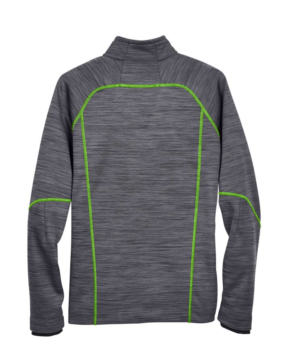 North End-88697-Men's Flux Mélange Bonded Fleece Jacket - Image 3