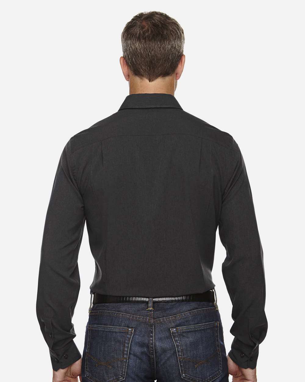 North End-88802-Men's Melange Performance Shirt - Image 4