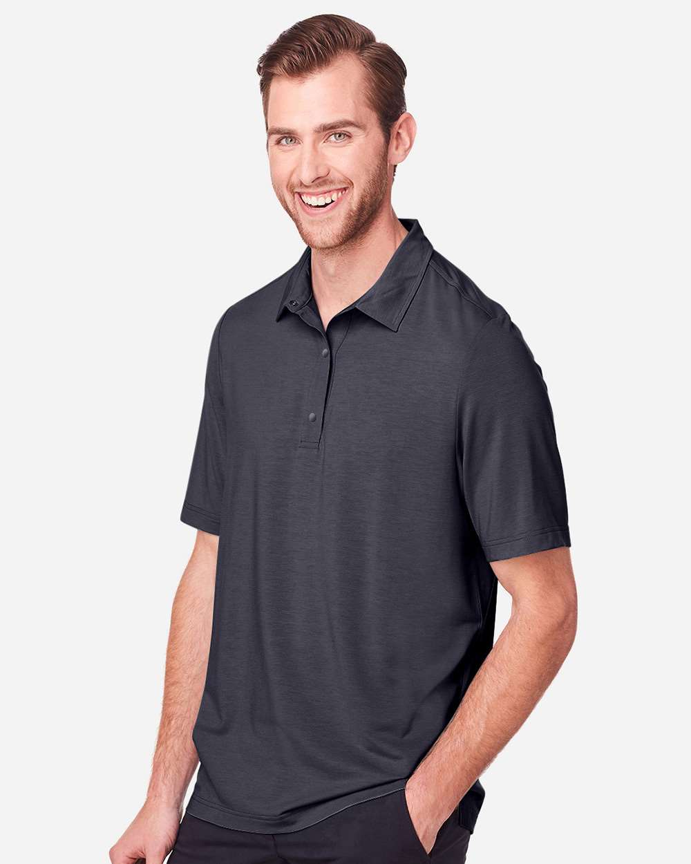 North End-NE100-Men's JAQ Snap-Up Stretch Performance Polo - Image 15