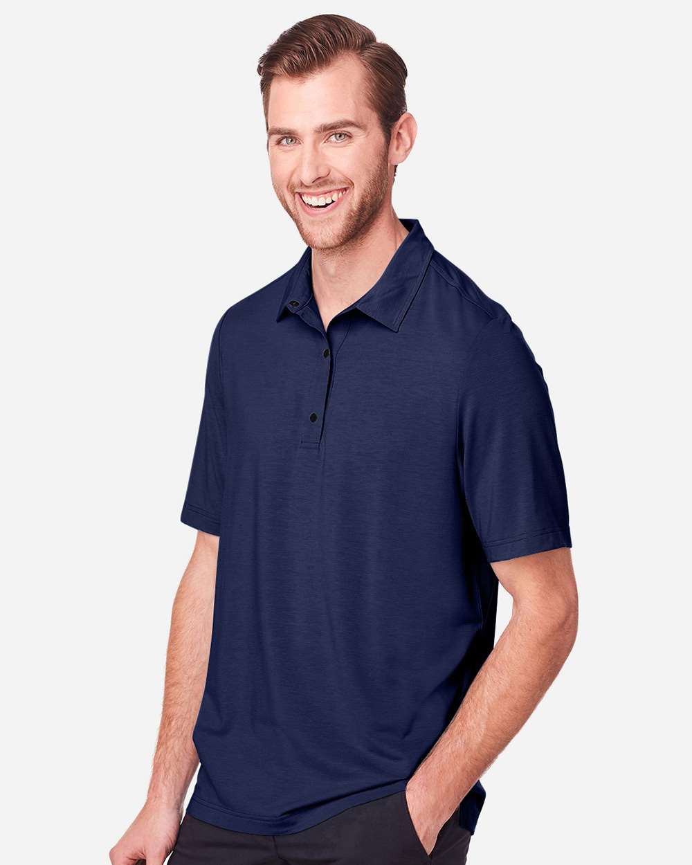 North End-NE100-Men's JAQ Snap-Up Stretch Performance Polo - Image 20