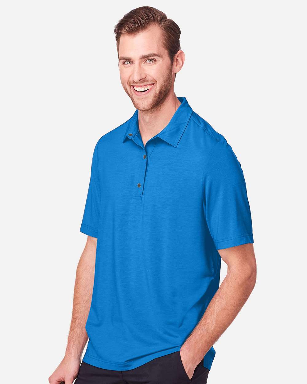 North End-NE100-Men's JAQ Snap-Up Stretch Performance Polo - Image 25