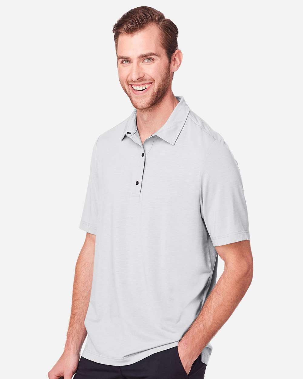 North End-NE100-Men's JAQ Snap-Up Stretch Performance Polo - Image 35