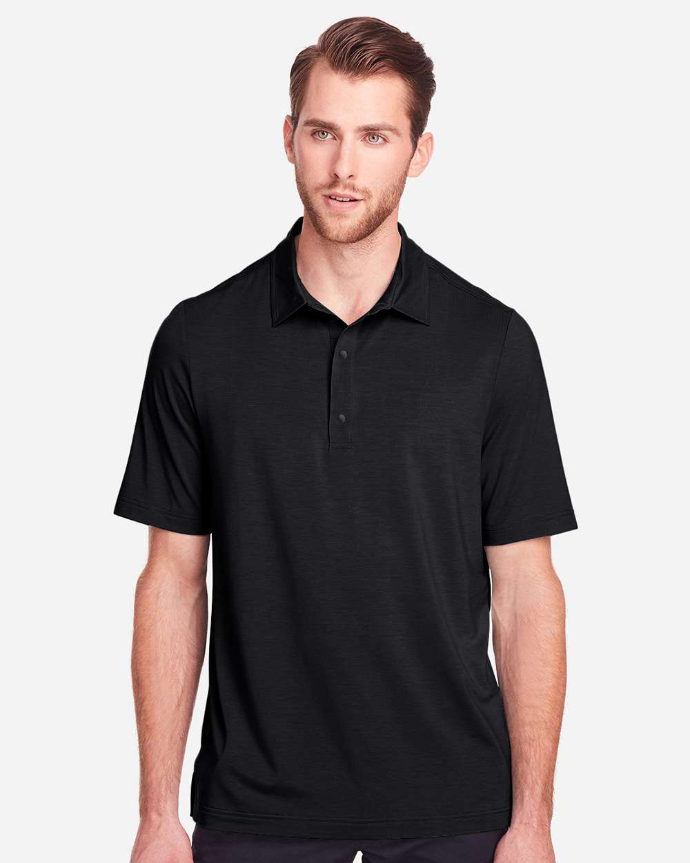 North End-NE100-Men's JAQ Snap-Up Stretch Performance Polo - Image 4